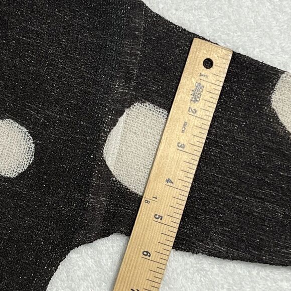 Nally & Millie Polka Dot Lightweight Sweater Women’s XL Black Sheer - Picture 8 of 14